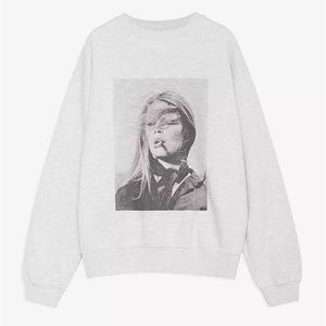 Anine Bing Terry O’Neill x Bridgette Bardot Crewneck Sweatshirt NWOT